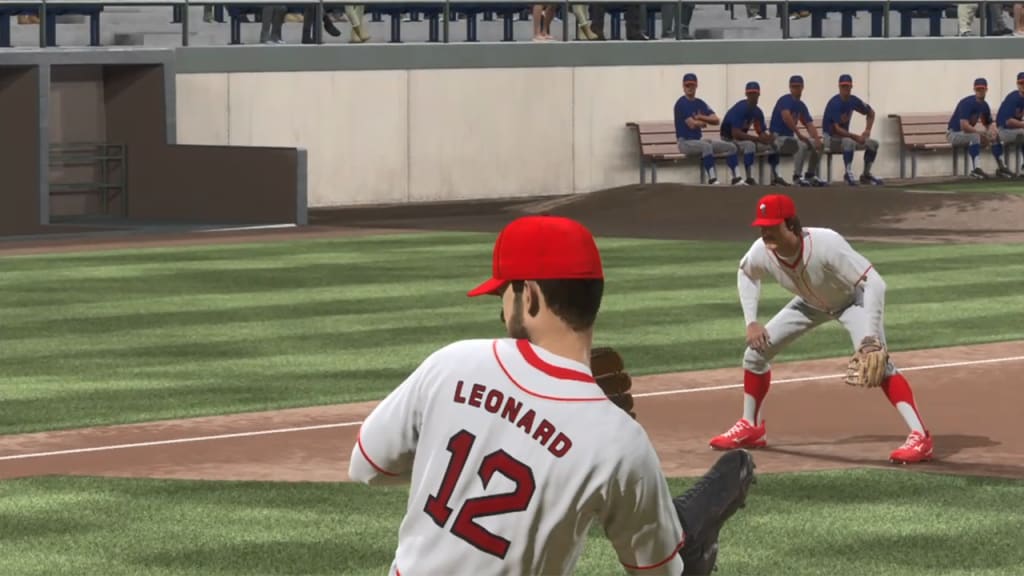 This is about to go extremely poorly for Lenny Leonard. (Bonus points if you know why he's wearing No. 12.)