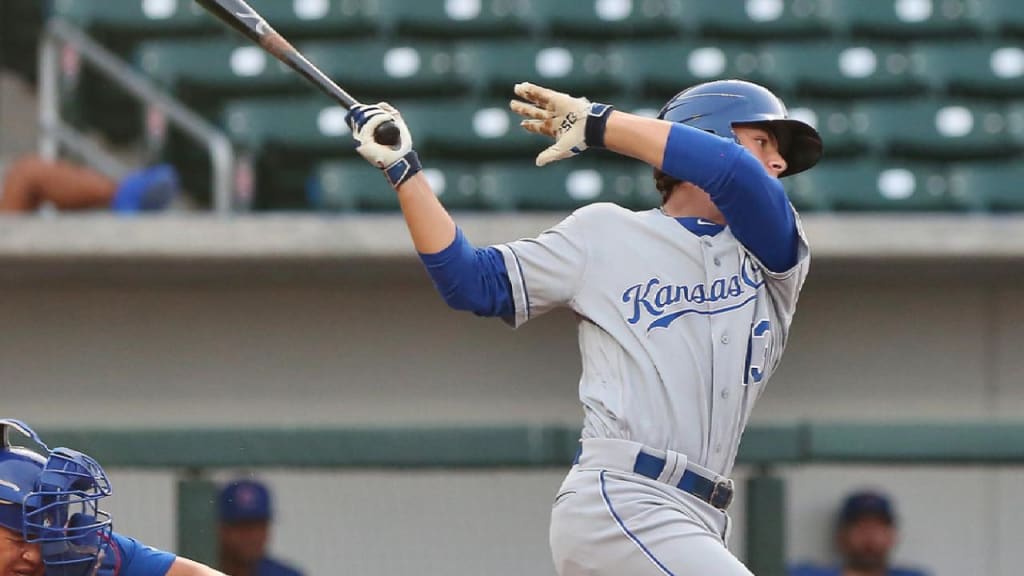 Nick Pratto executes at plate for Lexington Legends