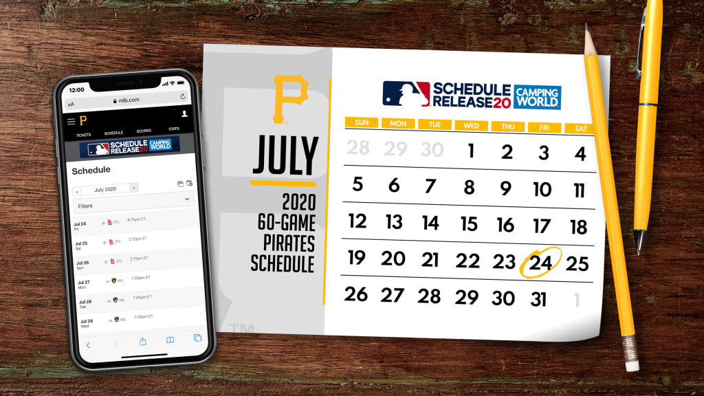 Pittsburgh Pirates announce 60-game 2020 season schedule