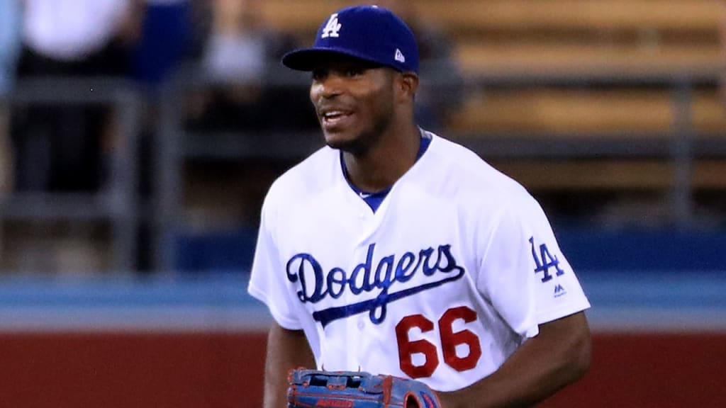 The Texas Hold'em poker tournament Monday at Dodger Stadium benefited Yasiel Puig's Wild Horse Foundation. (AP)