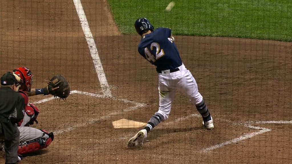 Brewers' Christian Yelich surprises Muskego girls with puppy