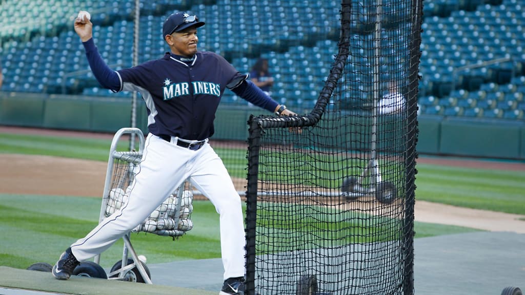 Nasusel Cabrera takes over as interim bullpen coach after Mike Hampton resigned on Sunday. (Courtesy of Seattle Mariners)