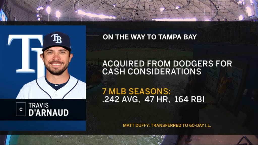 Travis d'Arnaud era ends quickly as Dodgers trade him to the Rays