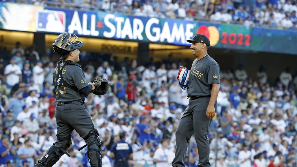 For all the star power of the Midsummer Classic, it was two first-timers -- Trevino (left) and Cortes -- who provided the best entertainment of the evening. Their inning as mic’d-up batterymates was both hilarious and illuminating, but nothing could overshadow the fact that both had emerged from seemingly out of nowhere to become much-deserving All-Stars. (Photo credit: New York Yankees)