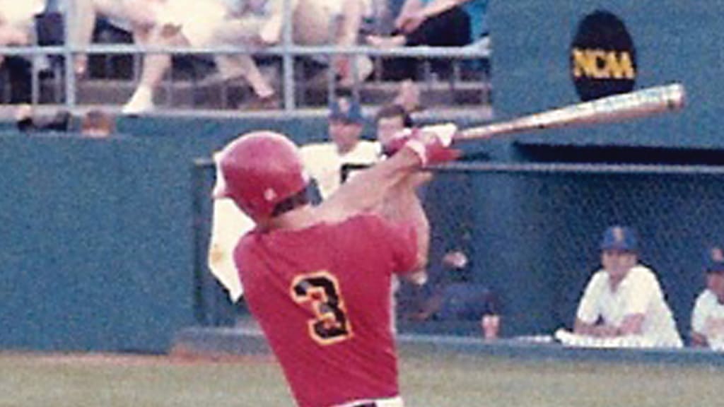 By the time players like University of Tampa standout and future major league star Tino Martinez, a 2013 National College Baseball Hall of Famer, played college baseball from 1986 to 1988, the metal bats already had undergone a bit of change. Easton executive Jim Darby said as early as the late 1970s and early 1980s his companys bats were

made with a newer alloy that allowed a bigger barrel combined with a lighter weight. The improved ratio led to improved performance. (Photo courtesy of Tampa Athletics.)