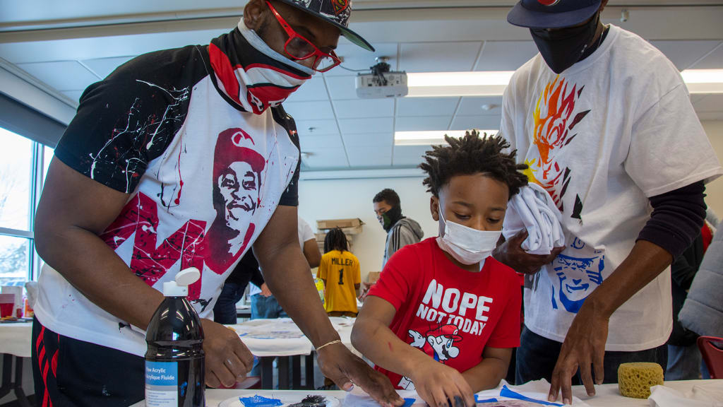 Reds Youth Academy hosts Black History Month art project