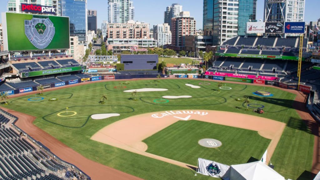 This year brings a new, more-challenging nine-hole course to The Links at Petco Park. (Callaway Golf)