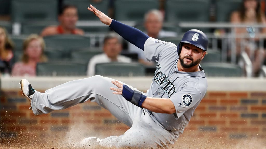 Mariners first baseman Yonder Alonso was one of several players with ties to Florida who were keeping track of Hurricane Irma. (AP)