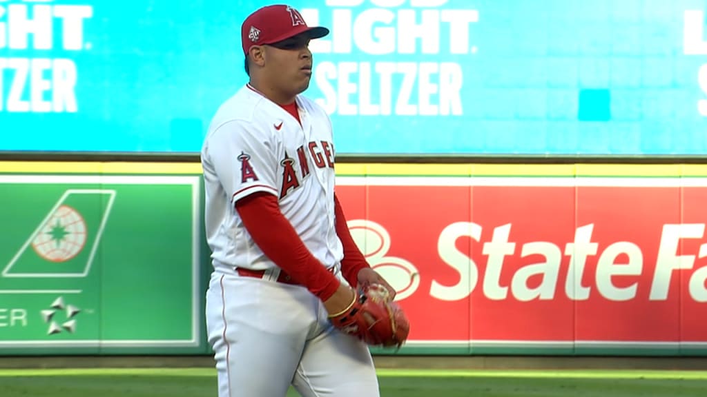 José Suarez K's Rafael Devers