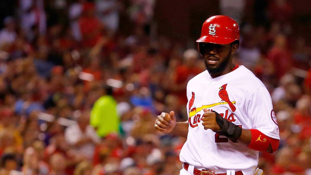 ST. LOUIS, MO - JUNE 25: Dexter Fowler #25 of the St. Louis Cardinals scores a run against the Cleveland Indians in the eighth inning at Busch Stadium on June 25, 2018 in St. Louis, Missouri. (Photo by Dilip Vishwanat/Getty Images)