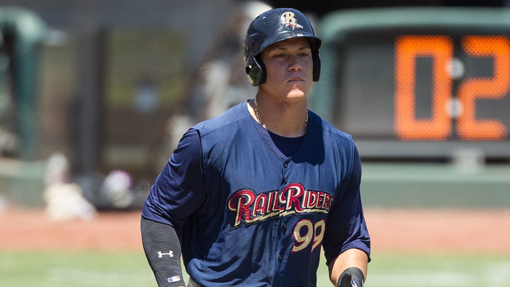 Aaron Judge was hitting .261 in 83 games for the RailRiders this season.