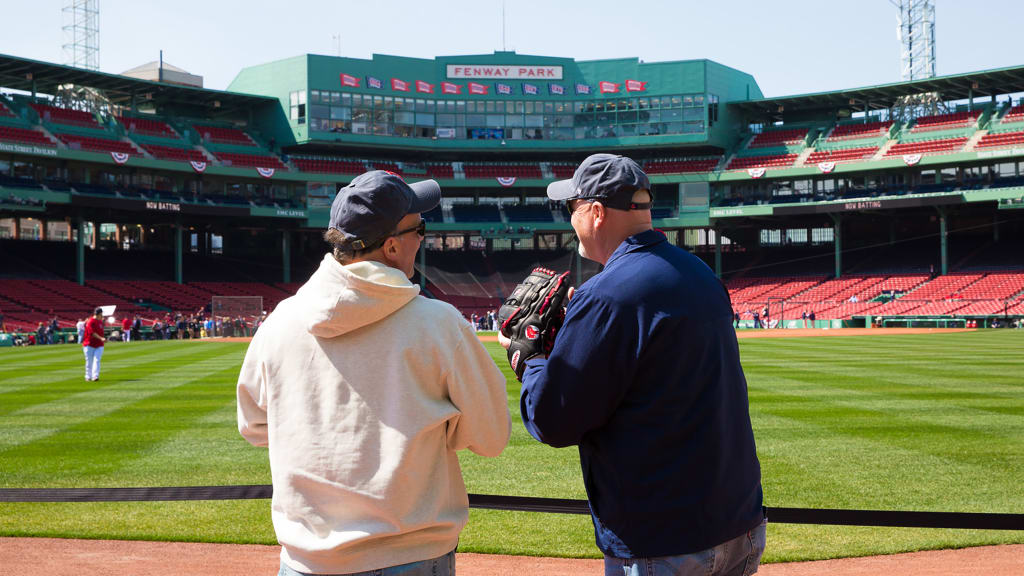 Center Field Batting Practice Boston Red Sox