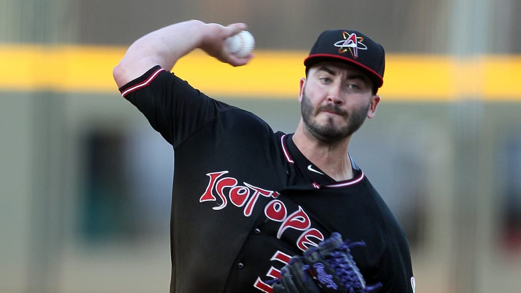 Chad Bettis allowed one run in five innings for Triple-A Albuquerque on Tuesday. (Jim Redman/MiLB)