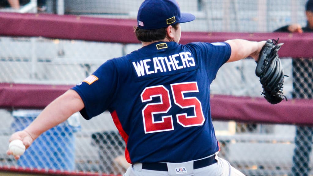 Ryan Weathers struck out eight in seven innings of relief to help lift Team USA over Japan, 4-0. (Special to MLB.com)
