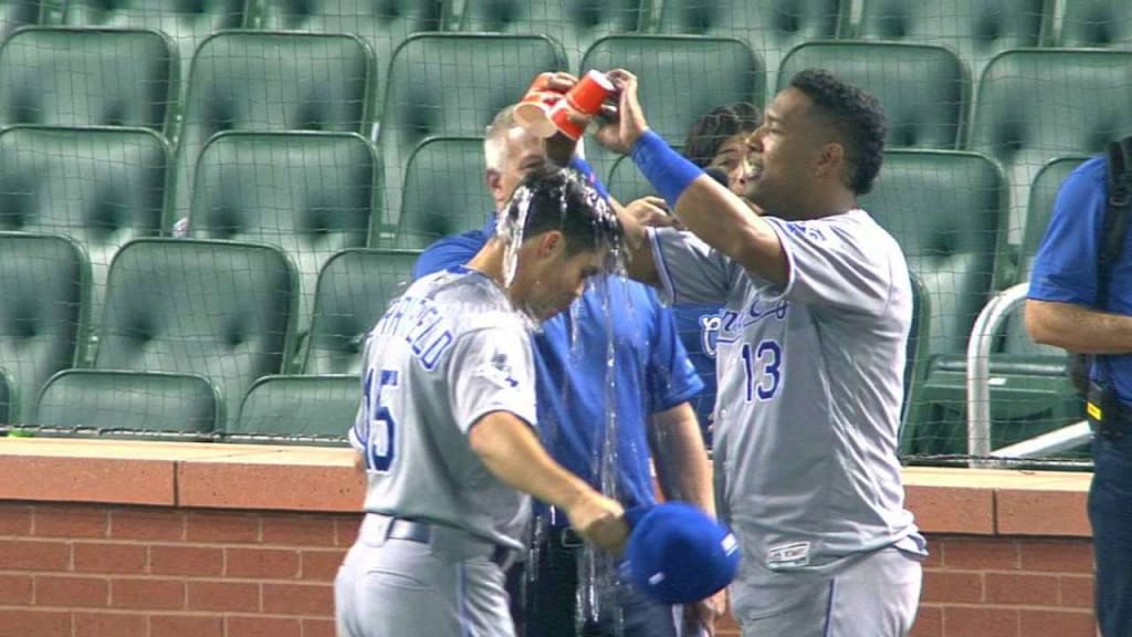 Behind Salvador Perez's postgame splash