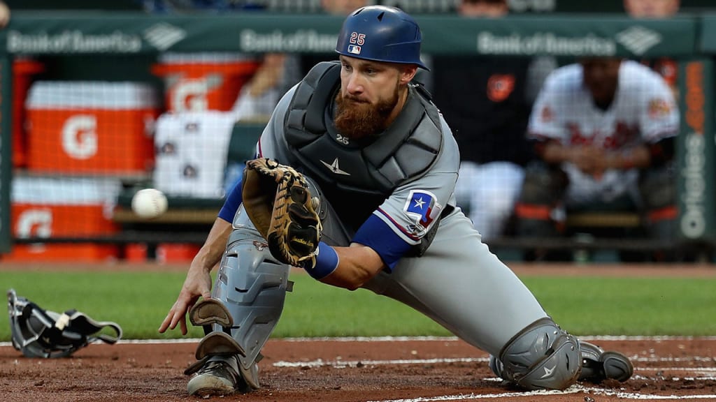Two-time All-Star catcher Jonathan Lucroy, 31, is in the final year of his contract. (Getty)