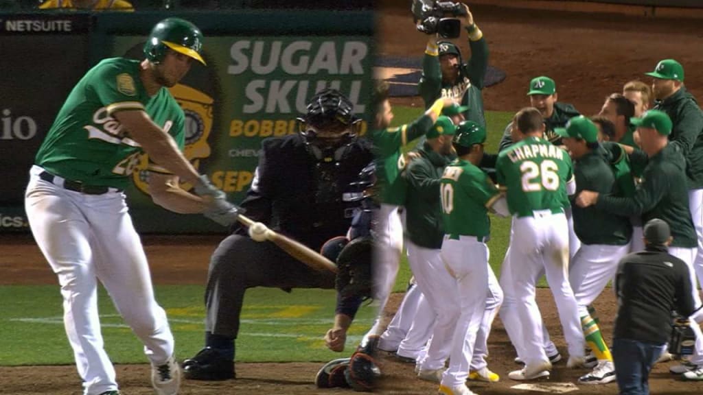 Yoenis Cespedes crushes a two-run homer in Oakland A's 4-1 win