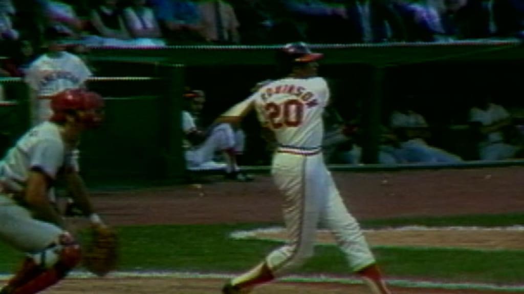 Frank Robinson's first WS homer, 10/09/1961