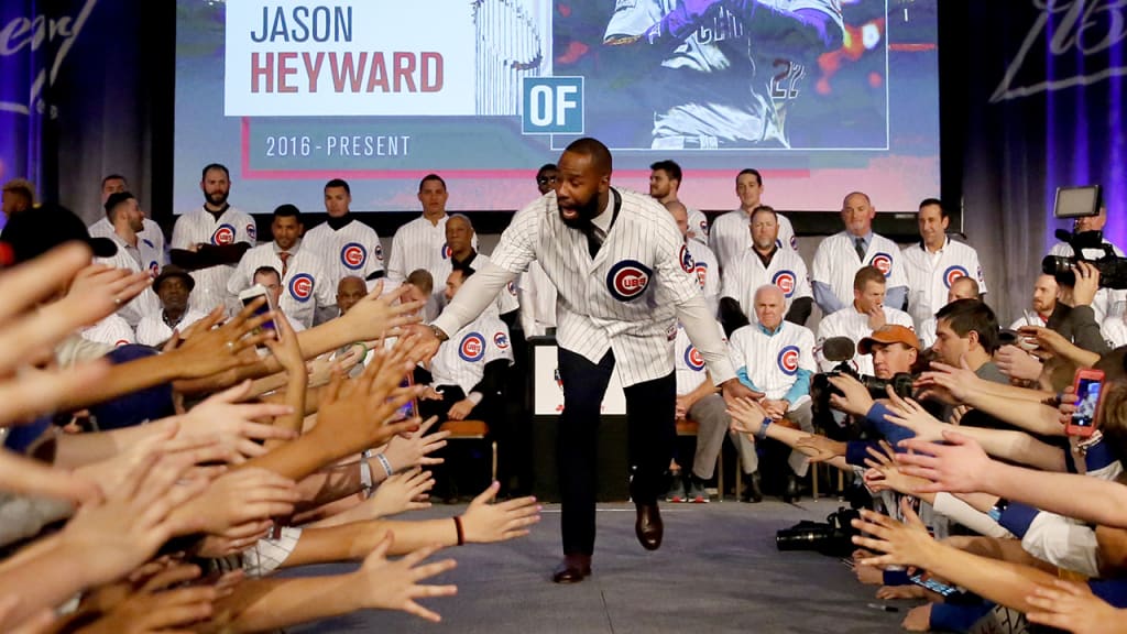 Jason Heyward: "There were a lot of things that have sentimental value to us." (AP)
