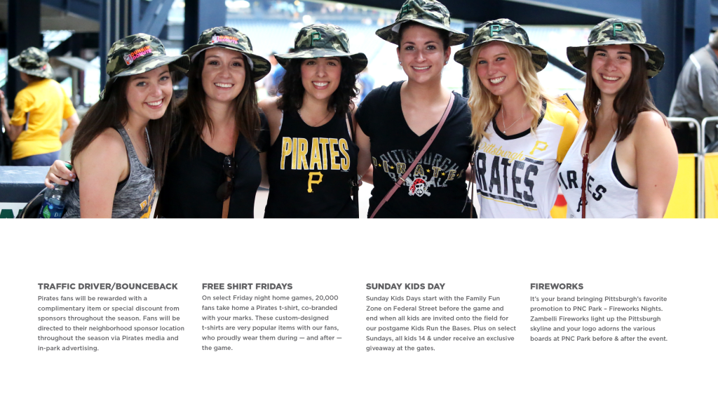 Promotions Pittsburgh Pirates