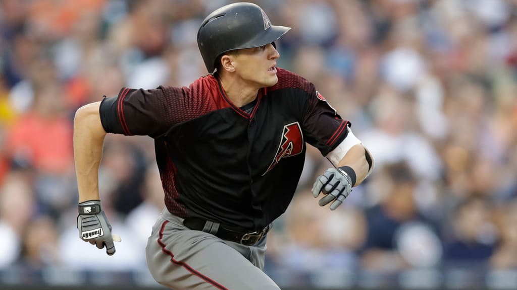 Nick Ahmed was nearing his return from a broken right hand when he was struck on the wrist on Sunday. (Carlos Osorio/AP)