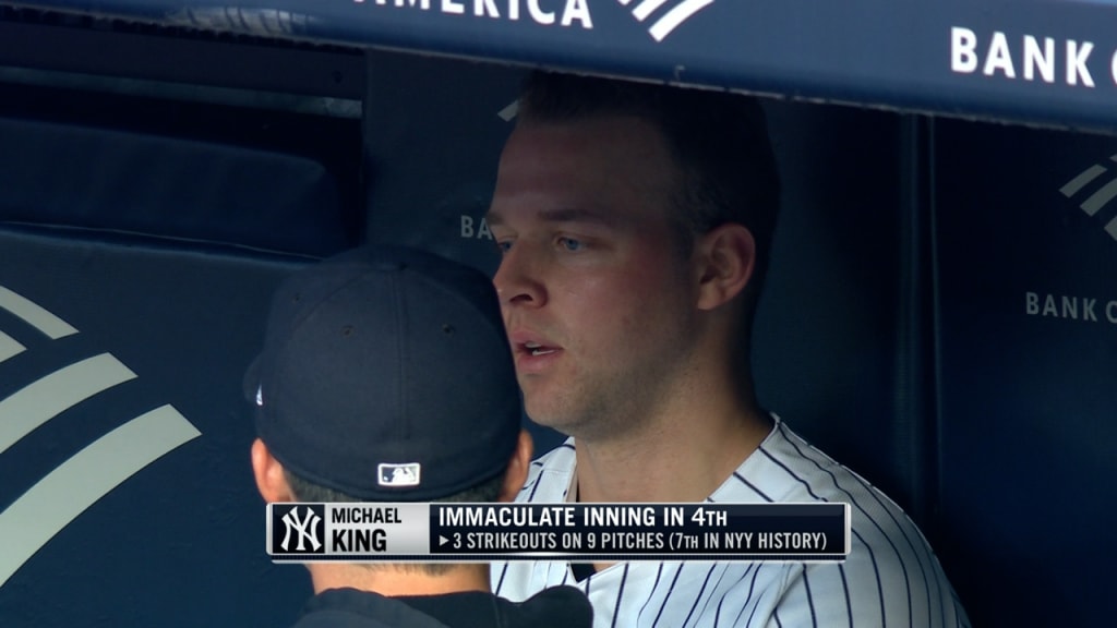 SEE IT: Yankees reliever Michael King throws PitchCom into stands  mid-inning