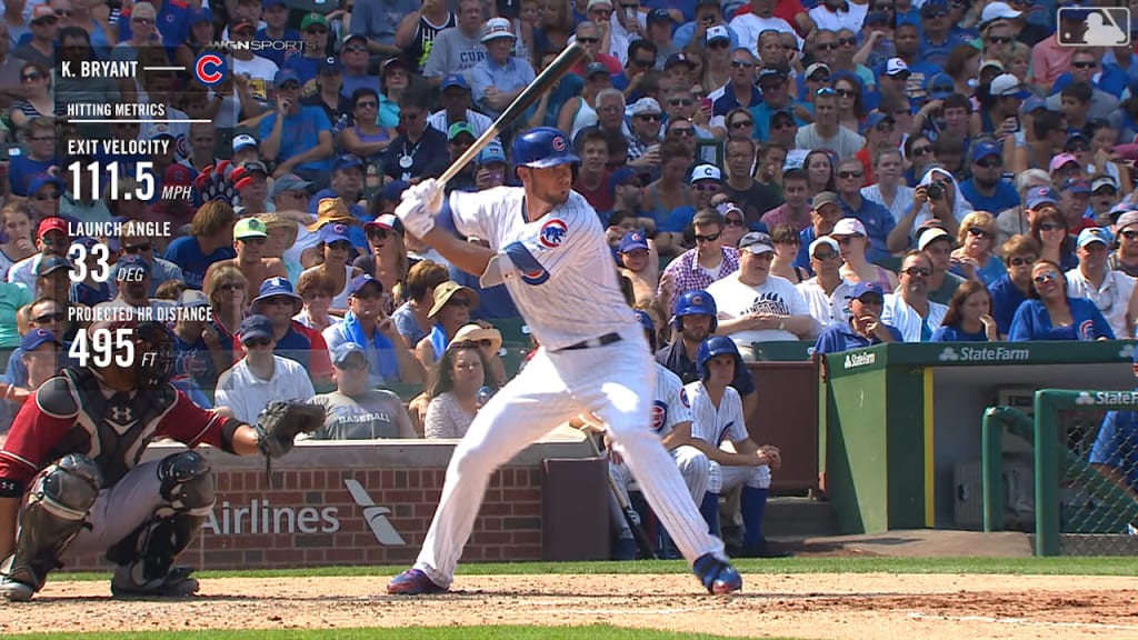 Cubs shortstop Baez hits 481-foot home run off Reds pitcher DeSclafani