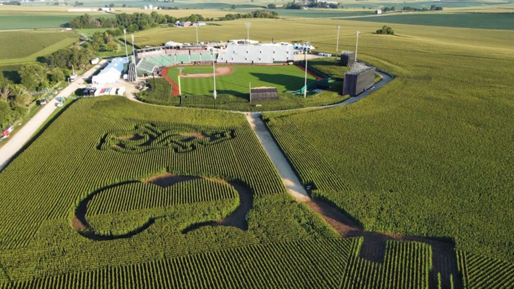 What channel is the Reds vs. Cubs Field of Dreams game on?