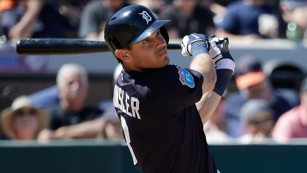The Tigers' Ian Kinsler led off the bottom of the first with a homer off Nats lefty Gio Gonzalez. (AP)