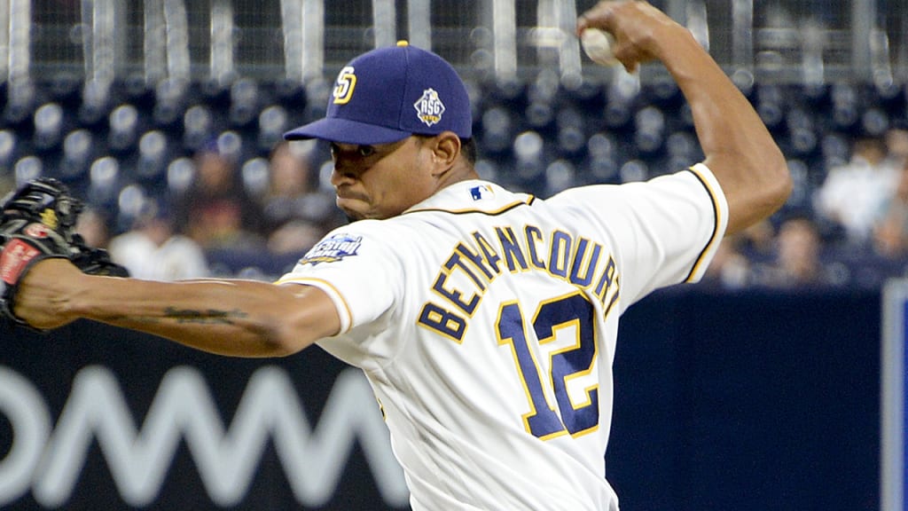 A catcher and outfielder by trade, Christian Bethancourt is working to add pitching to his repertoire this winter. (Padres)