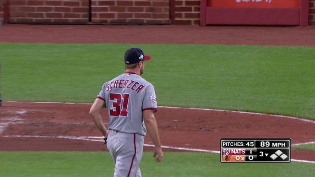 Washington Nationals' Bryce Harper, Max Scherzer, & Sean Doolittle