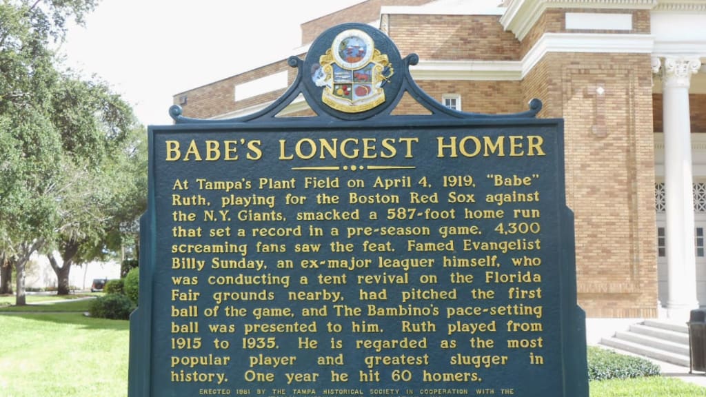 Babe Ruth hits longest homerun in baseball history - This Day In Baseball