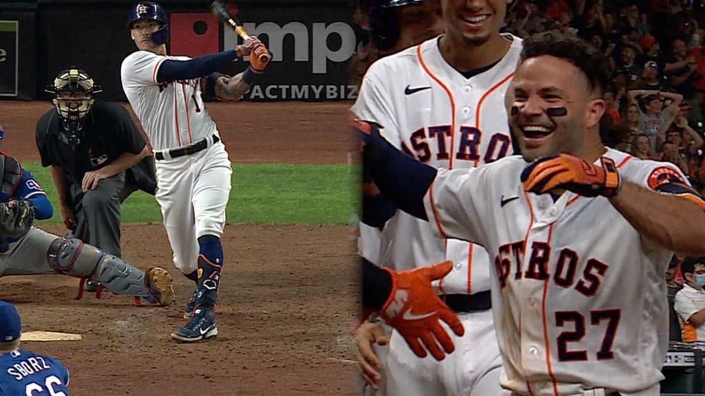 Video: Fan gives Jose Altuve grand slam HR ball to boy with sign