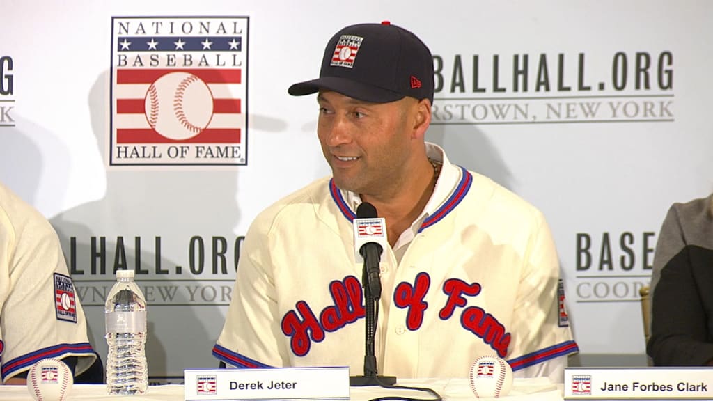 At his Hall of Fame Introductory Press Conference, Derek Jeter