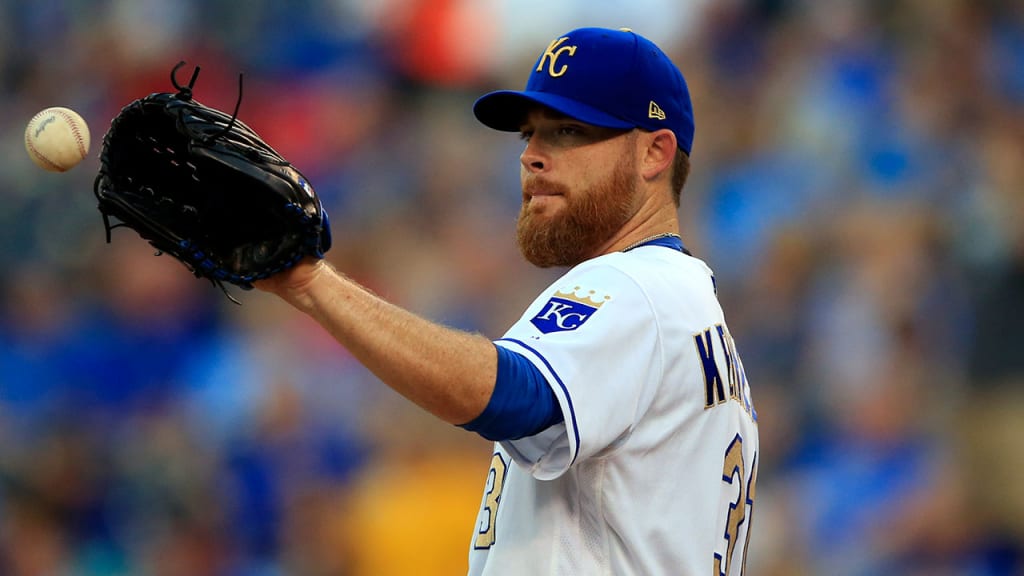 Ian Kennedy struggled after a strong April, throwing to a 6.08 ERA in 24 starts the rest of the way in 2017. (AP)