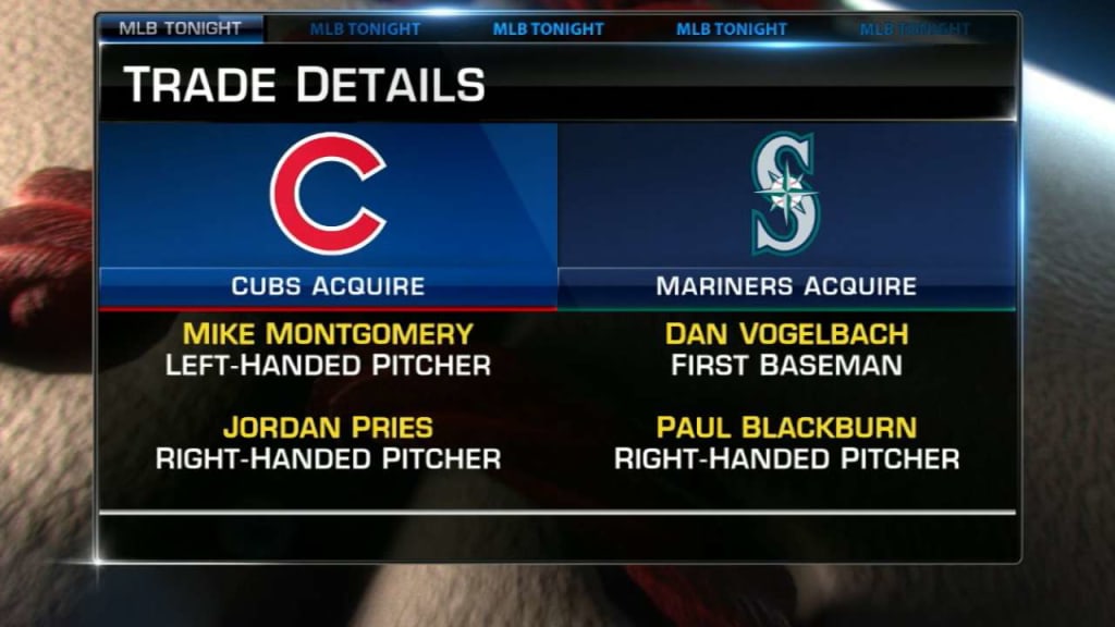 Mariners Acquire 1B Dan Vogelbach & RHP Paul Blackburn from the Cubs, by  Mariners PR