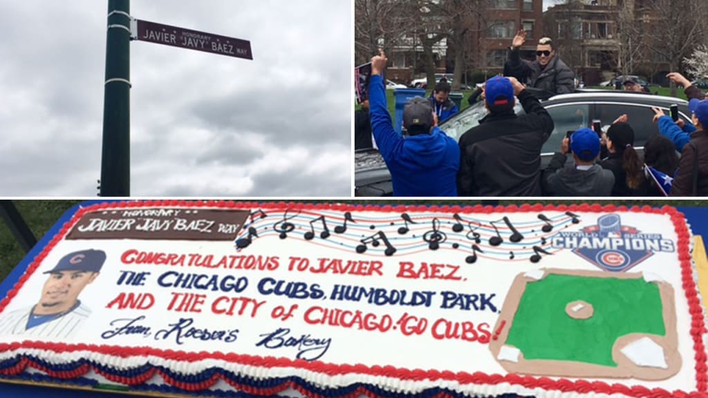 Javier Baez was the man of the hour on Tuesday. (Cubs)