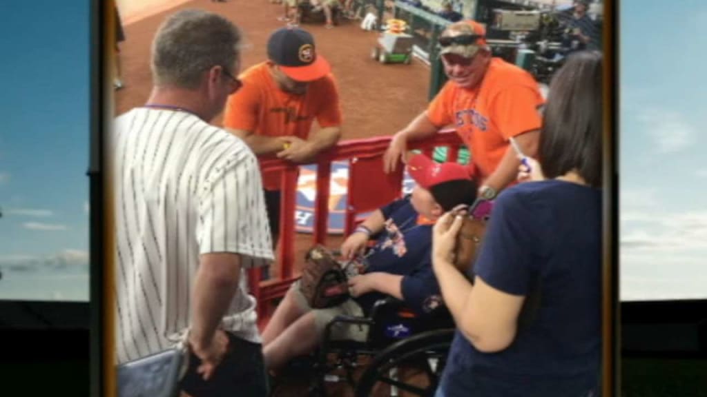 Astros fan with terminal cancer asks Jose Altuve for home run