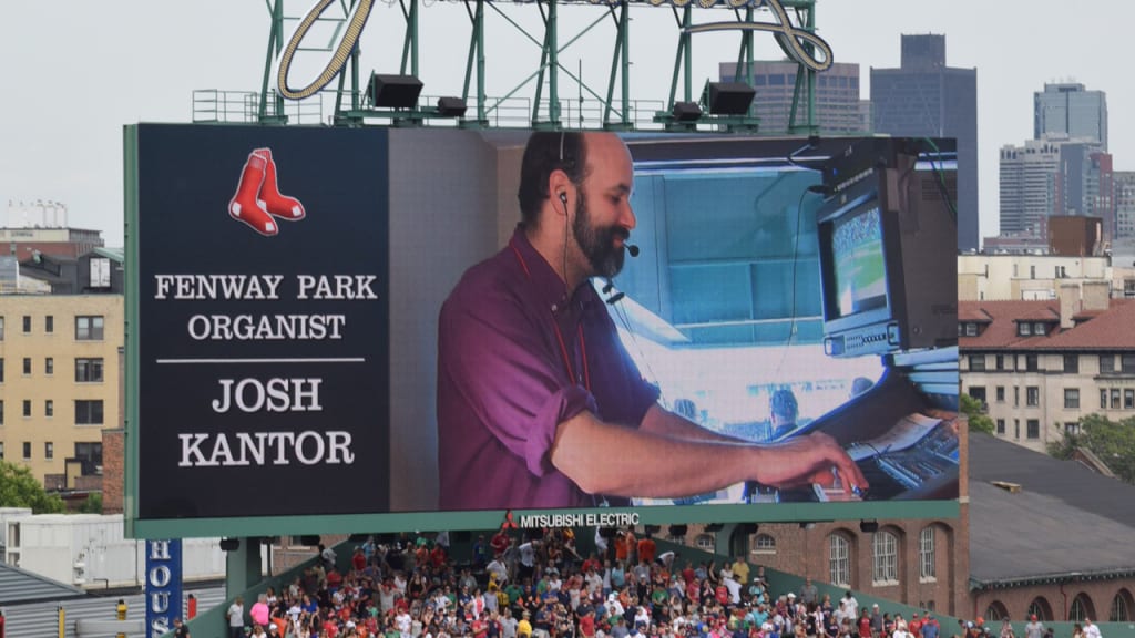 Organist Josh Kantor hasn't missed a Red Sox game at Fenway Park since he started working with the club in 2003.
