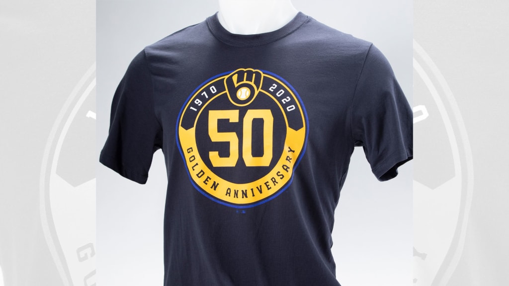 brewers 50th anniversary shirt