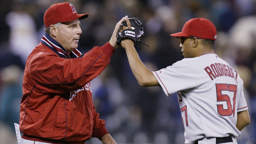 Francisco Rodriguez saved 208 games for Mike Scioscia's Angels from 2002-2008. (Getty)