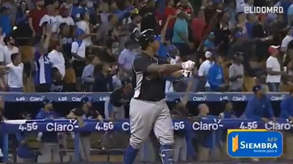 White Sox prospect Yermin Mercedes hit a huge HR, threw his bat