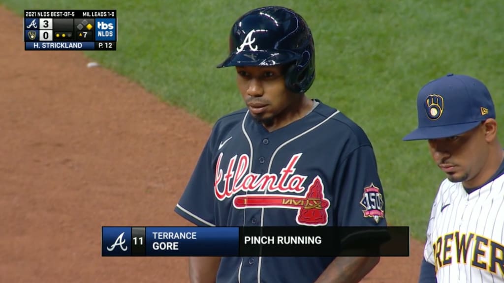 Gore's Braves career in an image