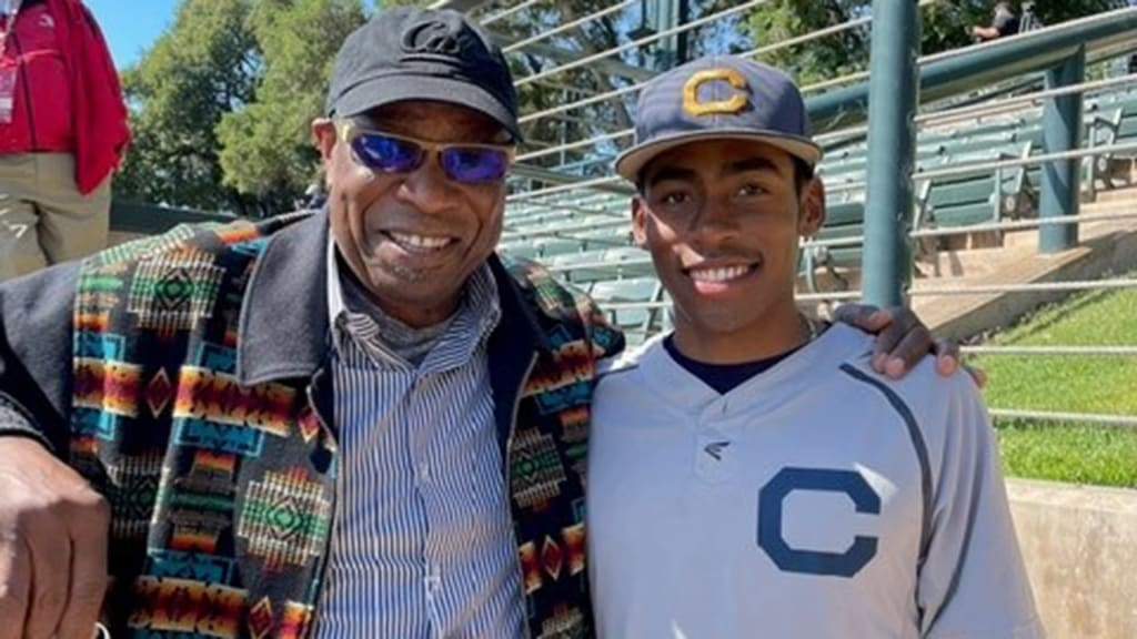 Brian McTaggart on X: Dusty Baker and his son, Darren, who plays