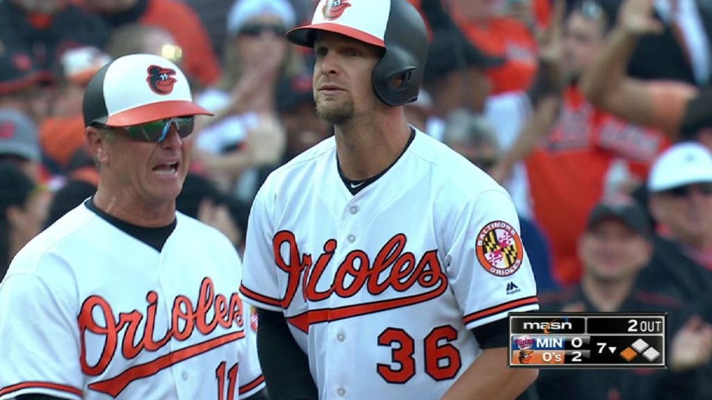 Adam Jones nearly pied a teammate postgame  until he realized it was Buck  Showalter