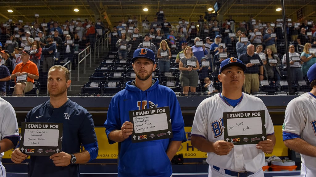 The Durham Bulls represented the International League in the National Championship Game, which the RailRiders and Stand Up To Cancer helped turn into an impressive charity event. (New York Yankees)