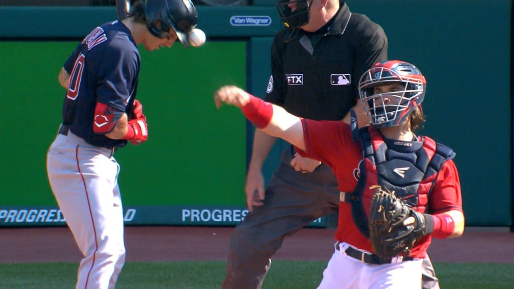 Red Sox Catcher Is Incapable Of Throwing The Ball Back To The Pitcher