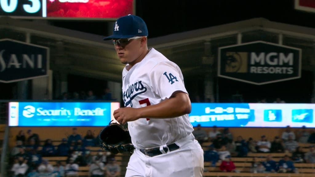 Julio Urías strikes out six