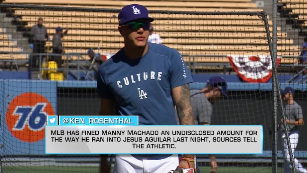 Machado called 'dirty player' by Yelich after benches clear