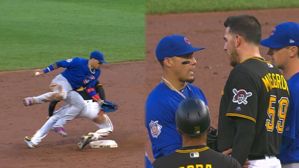 Javier Baez and Cubs Baffle Pirates Infielders in Wild Play - The